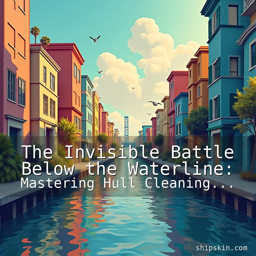 Read more about the article The Invisible Battle Below the Waterline: Mastering Hull Cleaning for Optimal Ship Performance