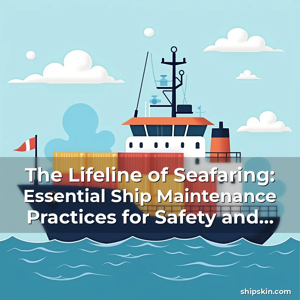 Read more about the article The Lifeline of Seafaring: Essential Ship Maintenance Practices for Safety and Efficiency